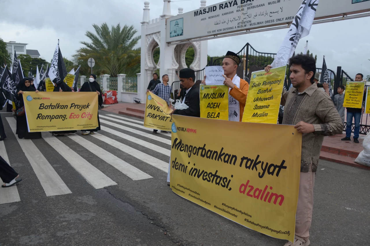 Aksi Bela Rempang di...