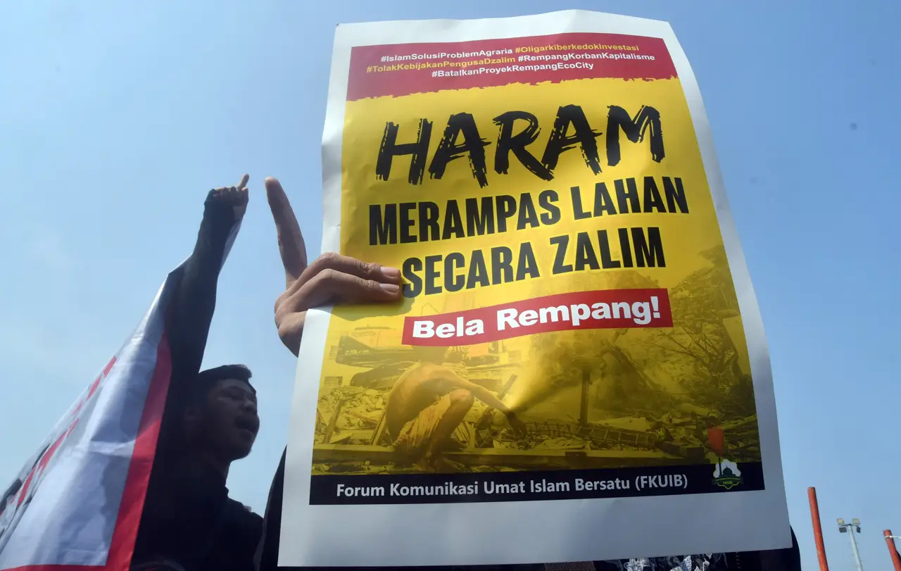 Aksi Bela Rempang di...