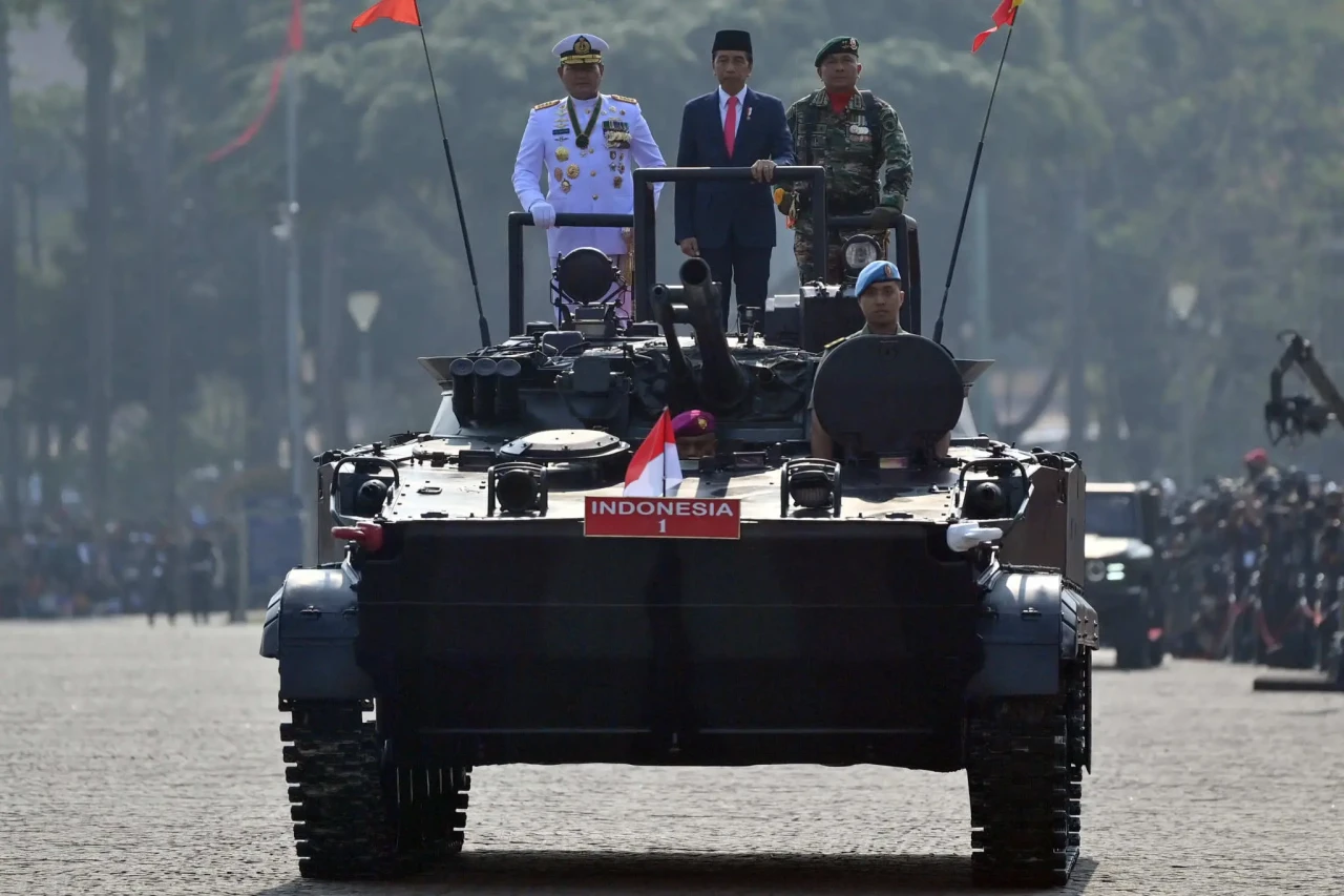 Naik Tank, Gagahnya...