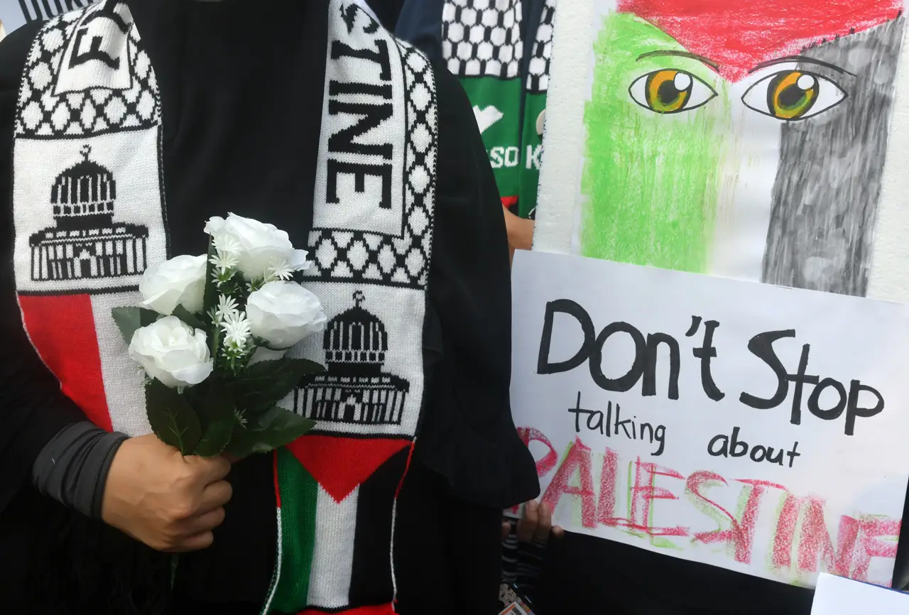 Aksi Solidaritas Palestina...