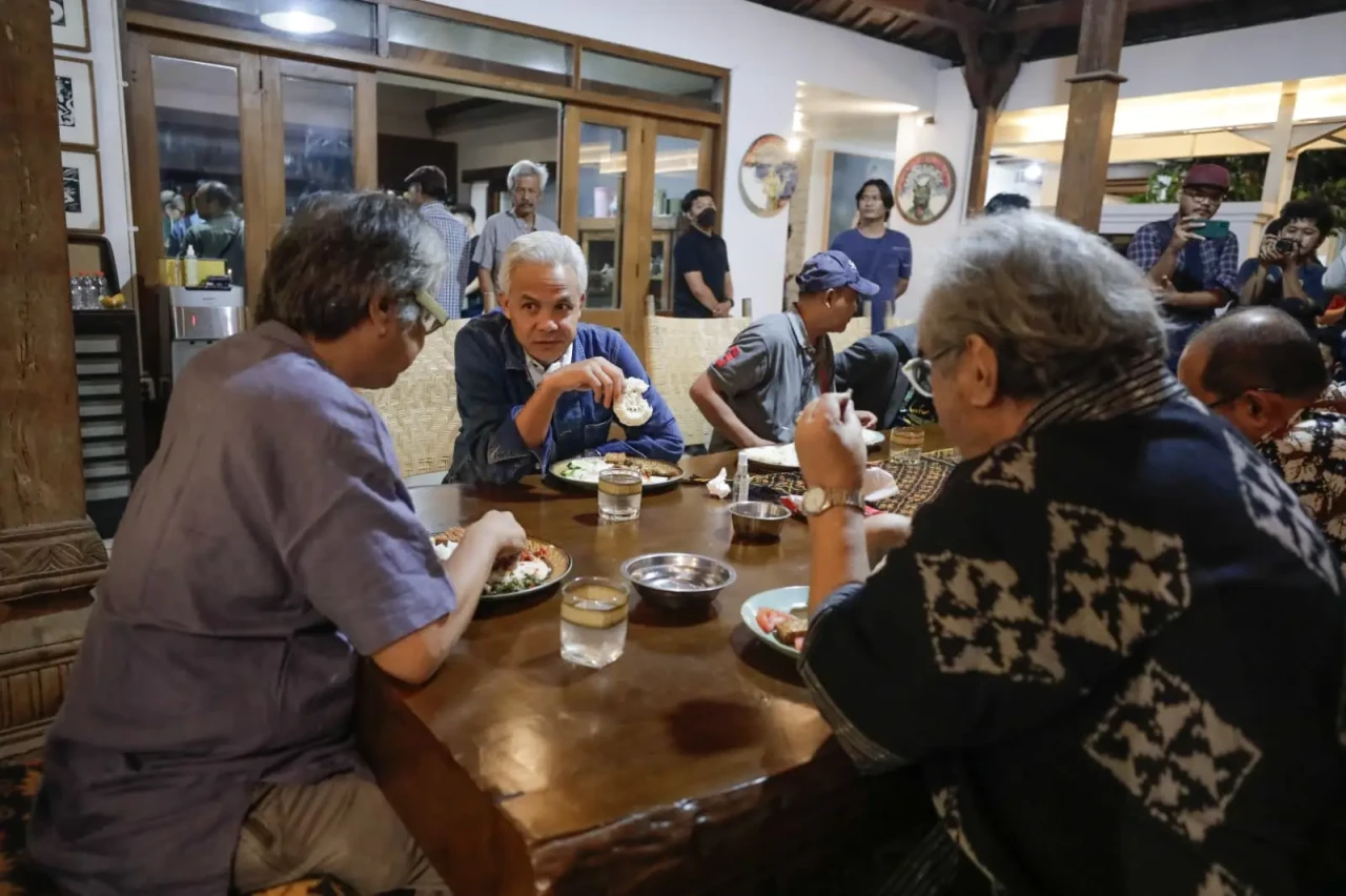 Ganjar Temui Budayawan...