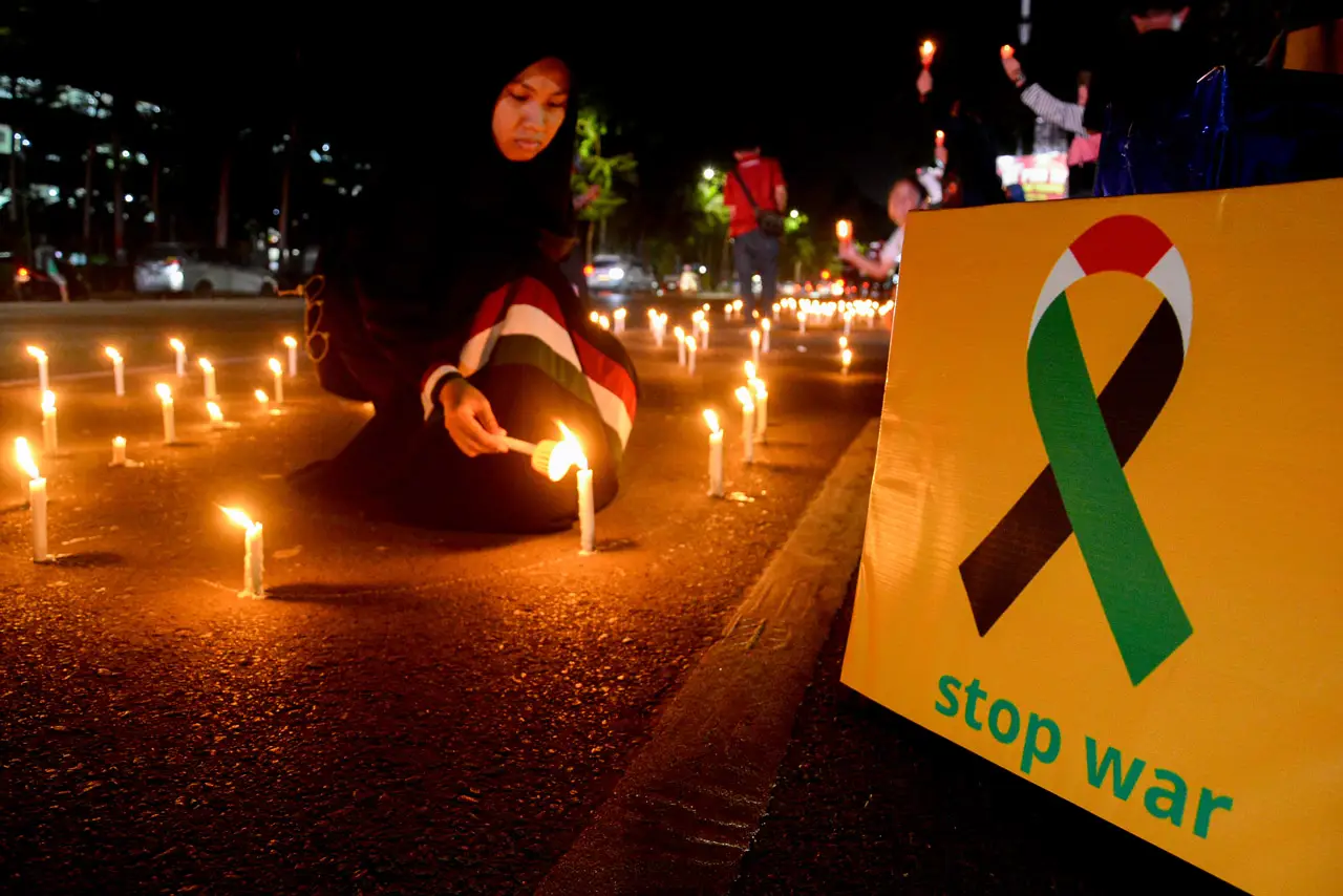Aksi Damai Bela Palestina...
