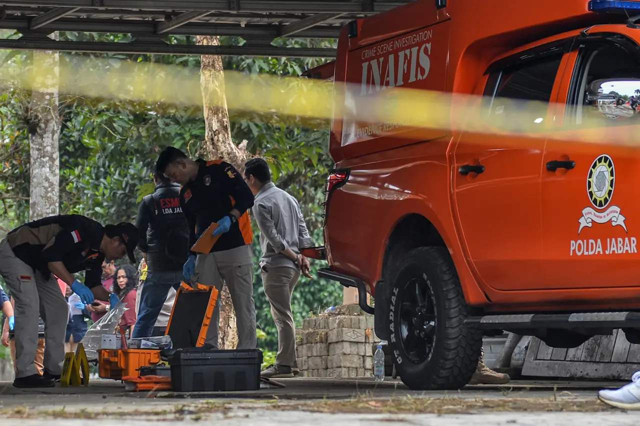 Polisi Gelar Olah TKP...