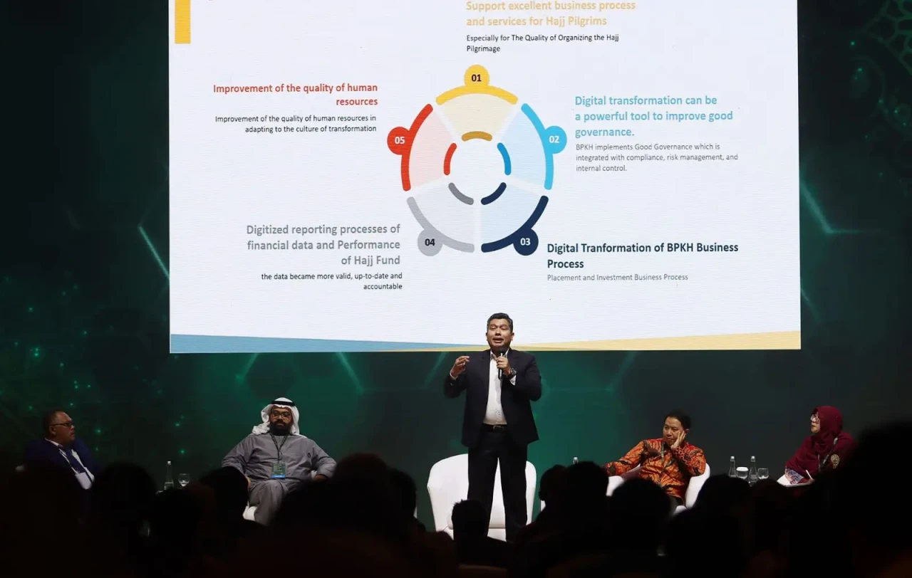 Di Konferensi Haji Internasional,...
