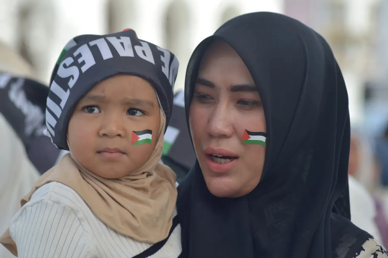 Dukungan untuk Palestina...