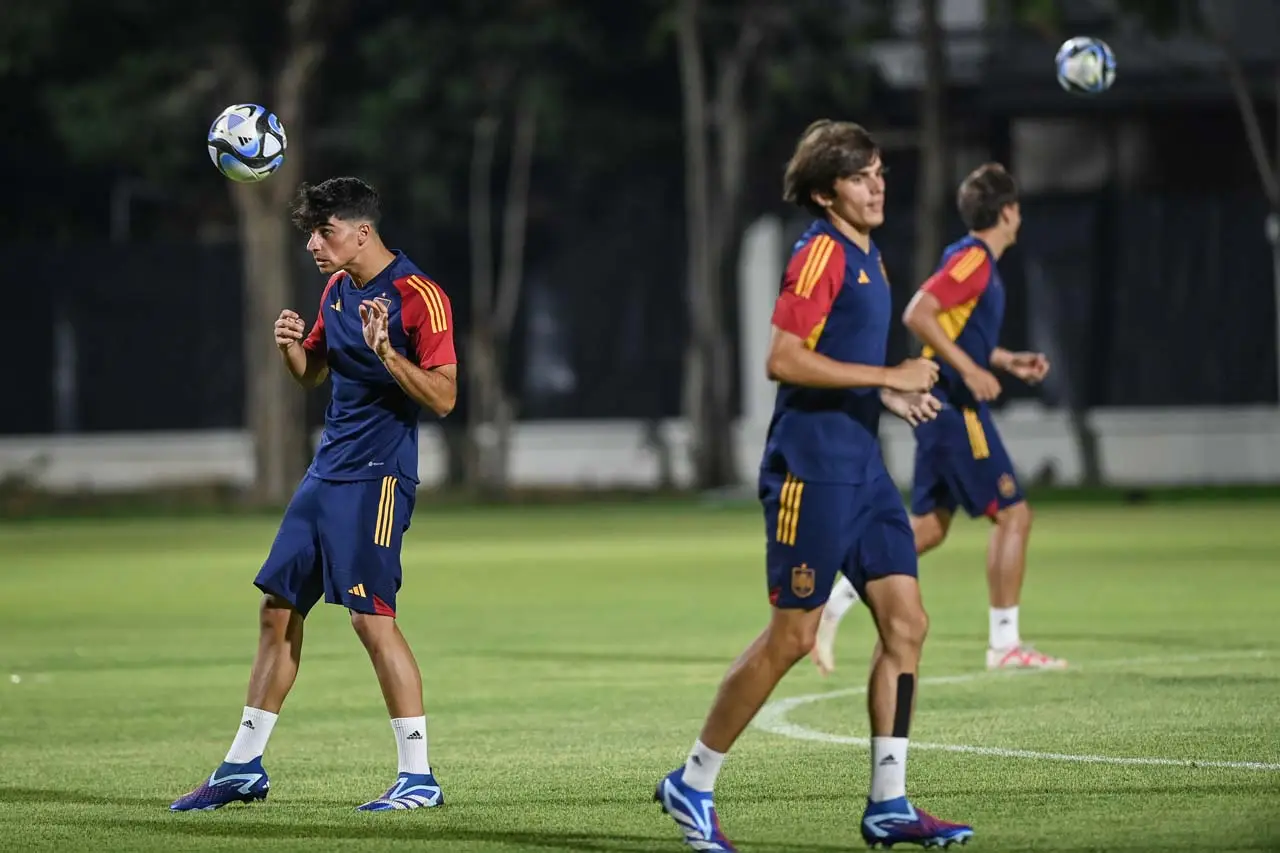 Latihan Timnas Spanyol...