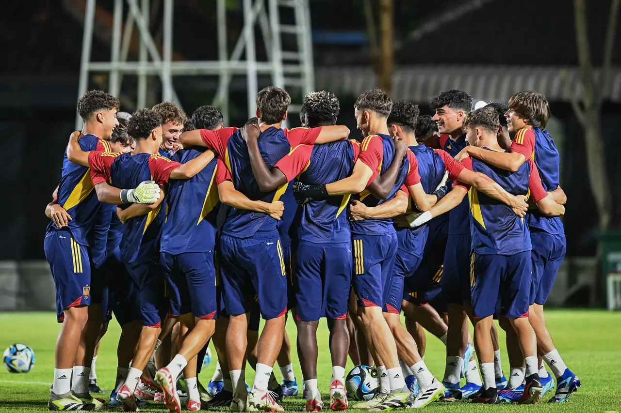 Latihan Timnas Spanyol...