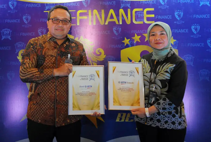 Bank BTN Raih Dua Penghargaan...