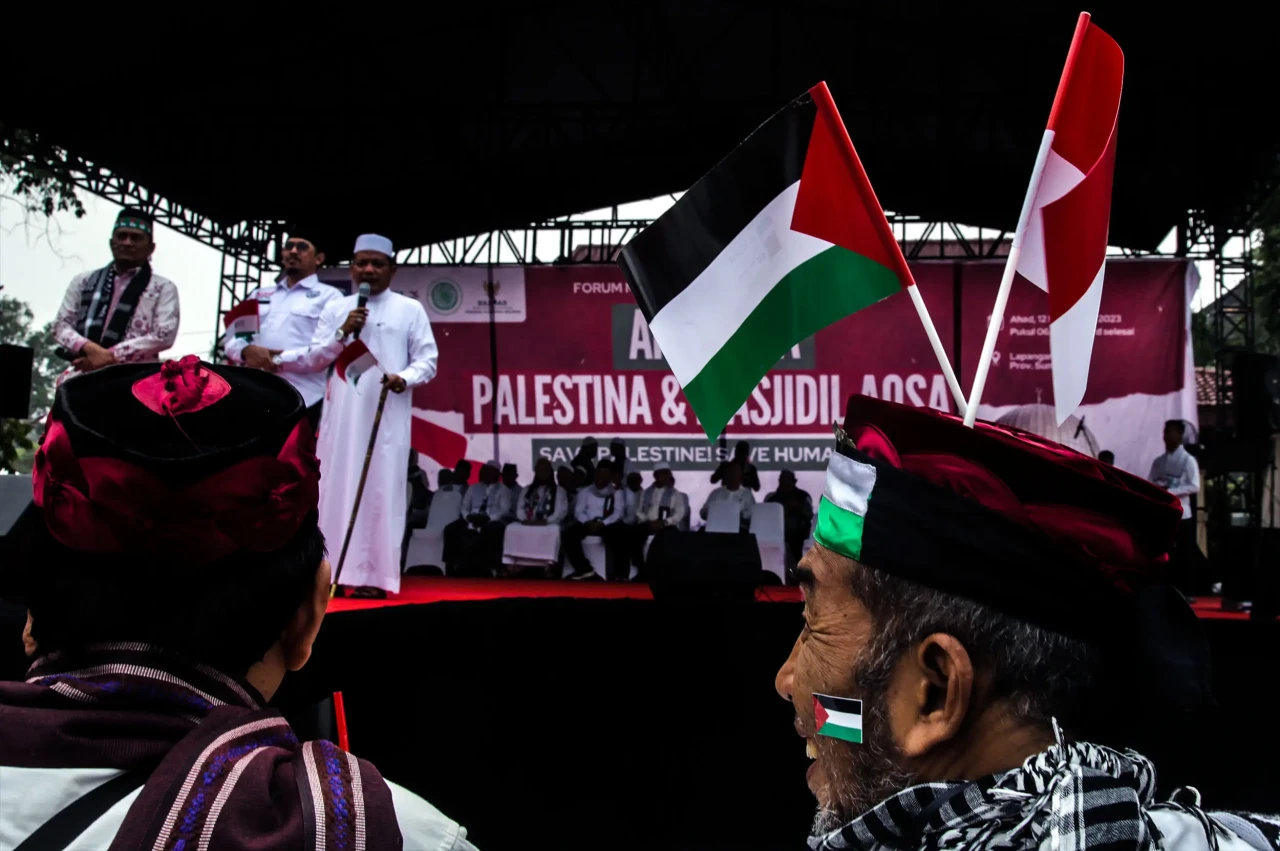 Potret Aksi Bela Palestina...