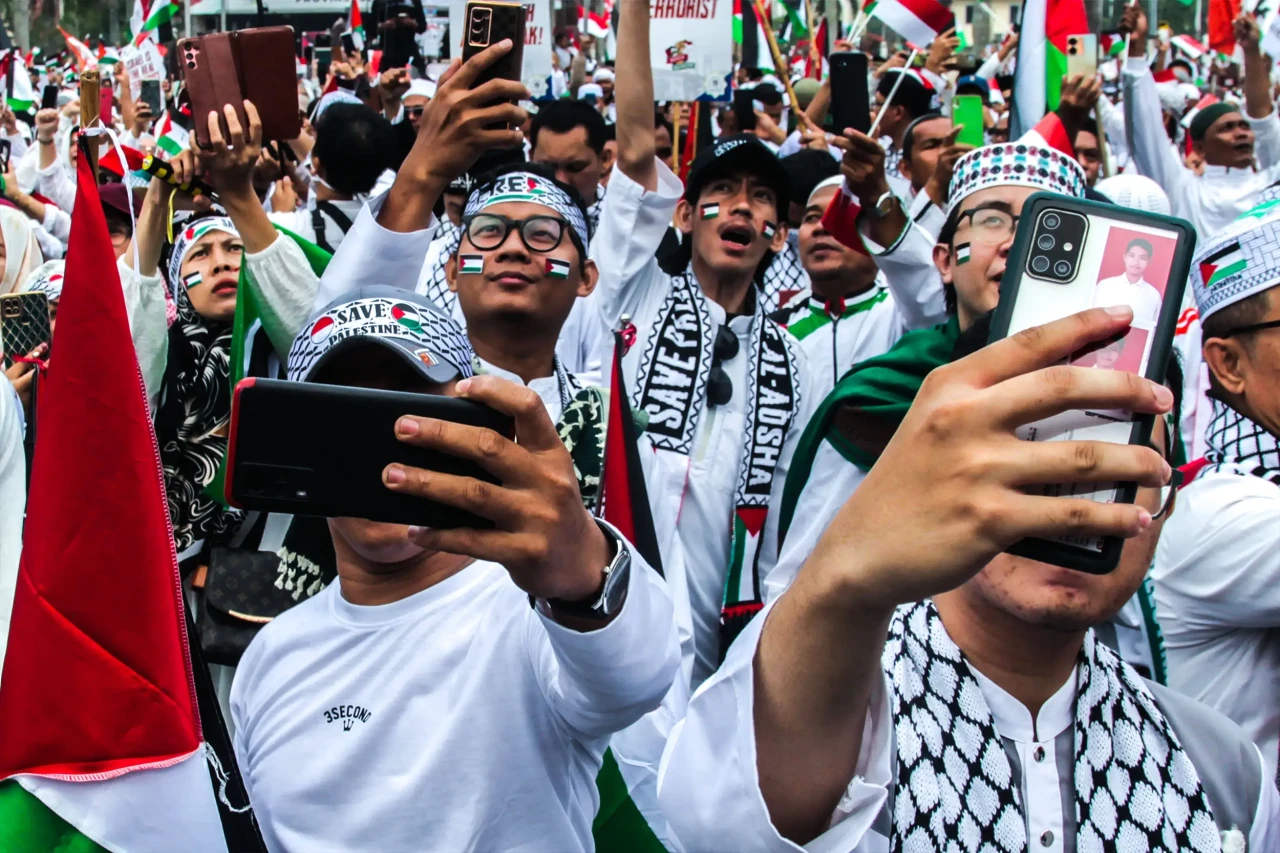 Potret Aksi Bela Palestina...