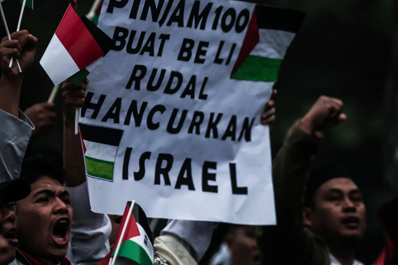 Potret Aksi Bela Palestina...