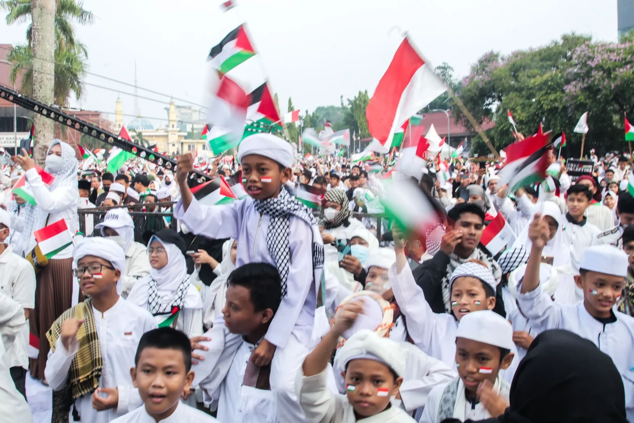 Potret Aksi Bela Palestina...