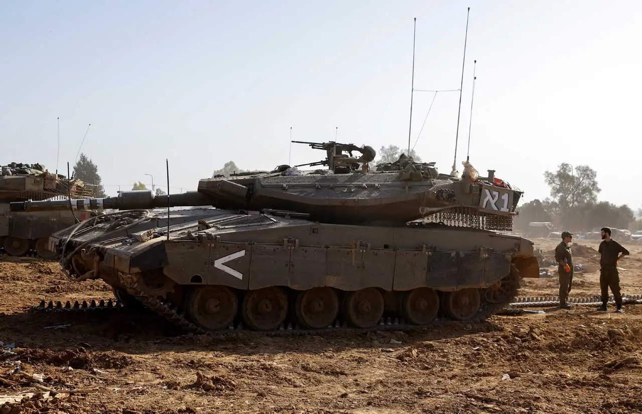 Tank Merkava Israel,...
