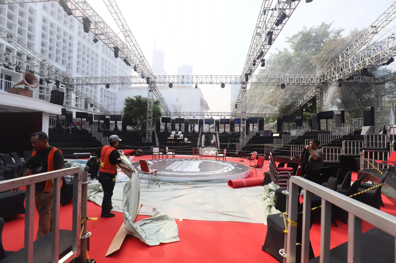 Begini Persiapan Venue...