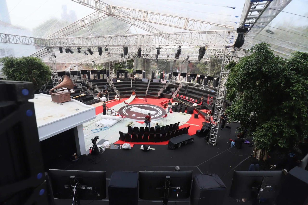 Begini Persiapan Venue...