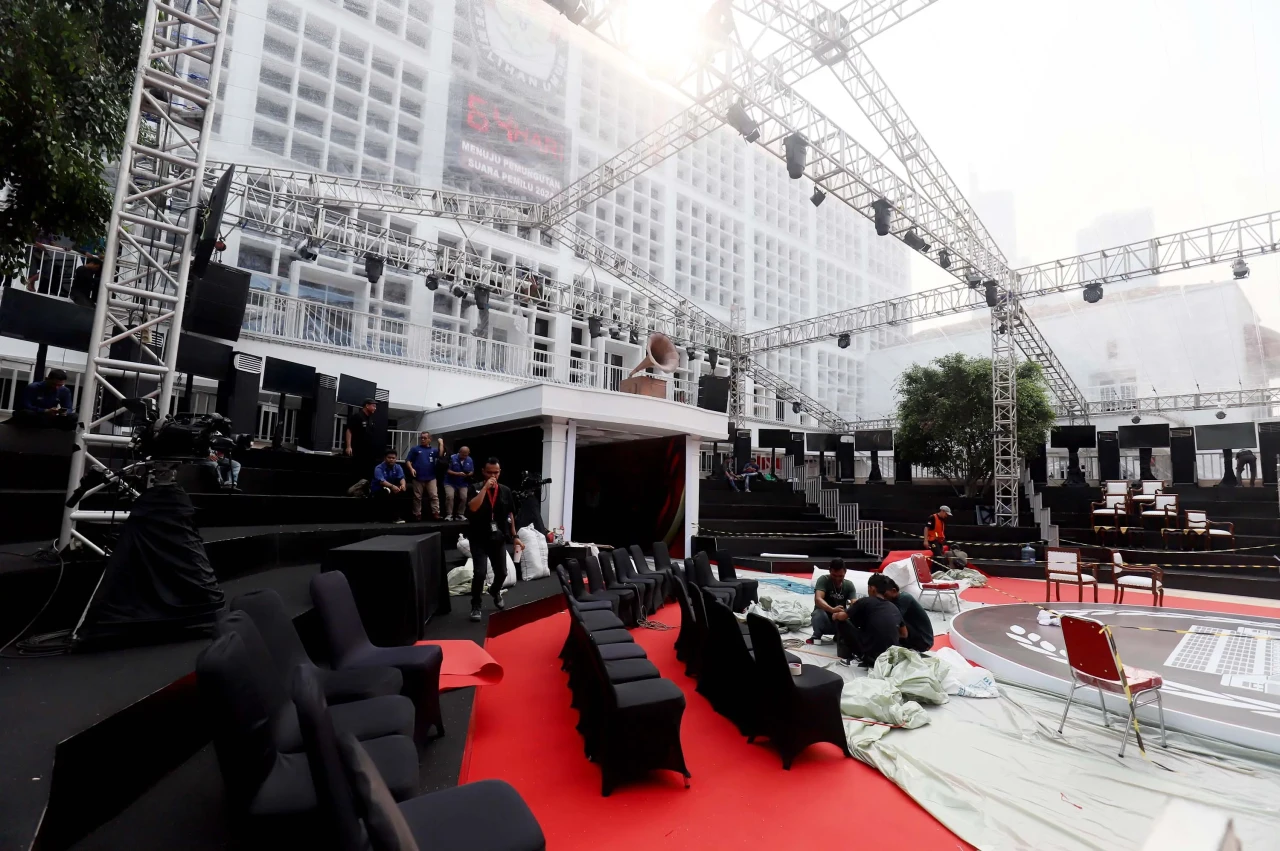 Begini Persiapan Venue...