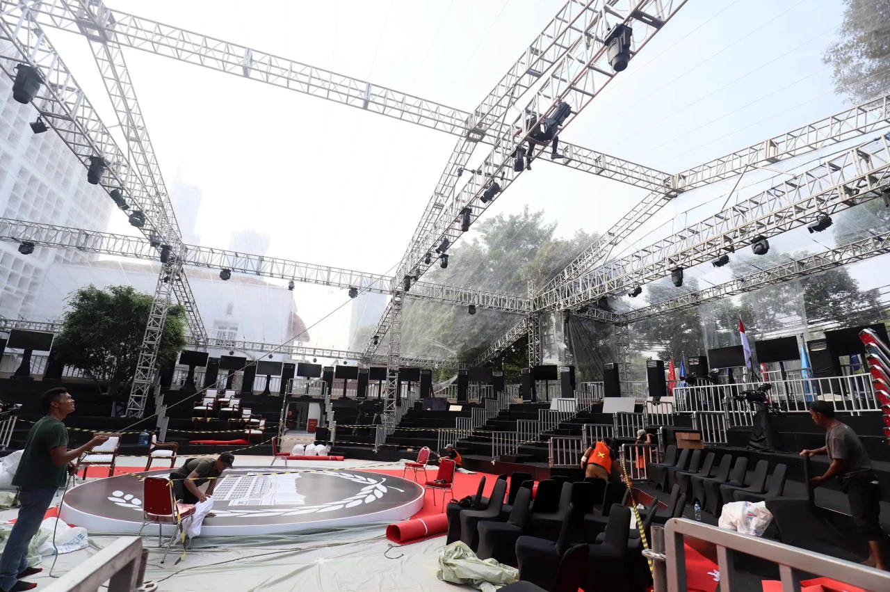 Begini Persiapan Venue...