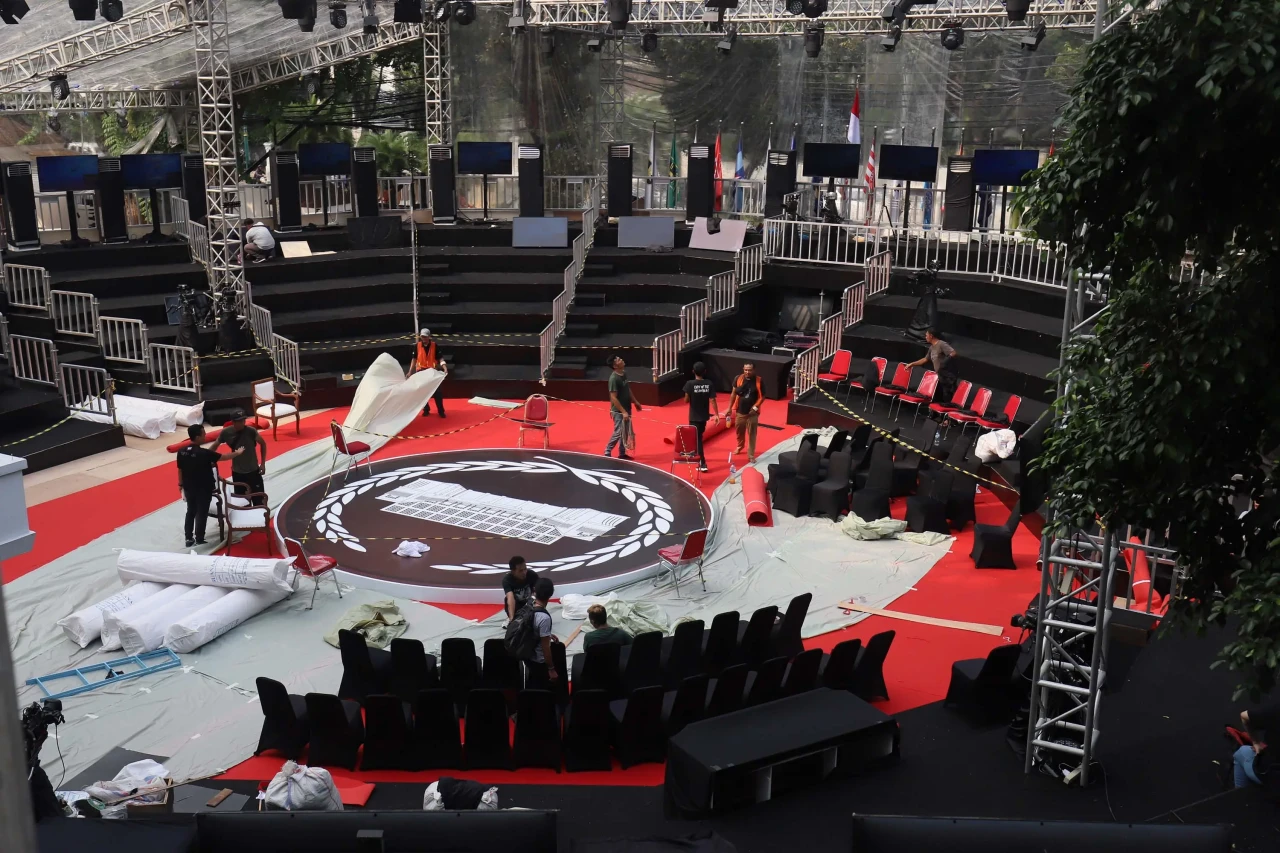 Begini Persiapan Venue...