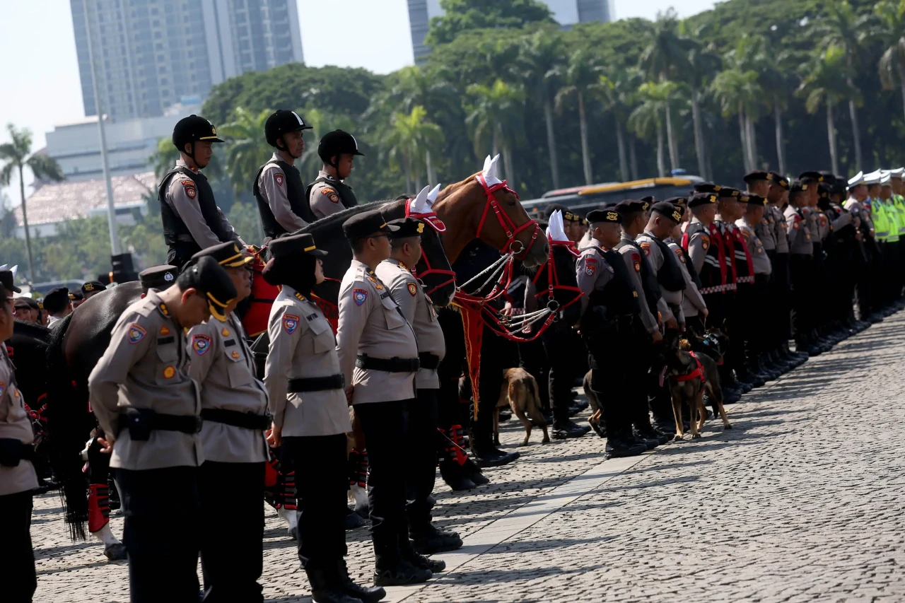 Apel Gabungan Pasukan...