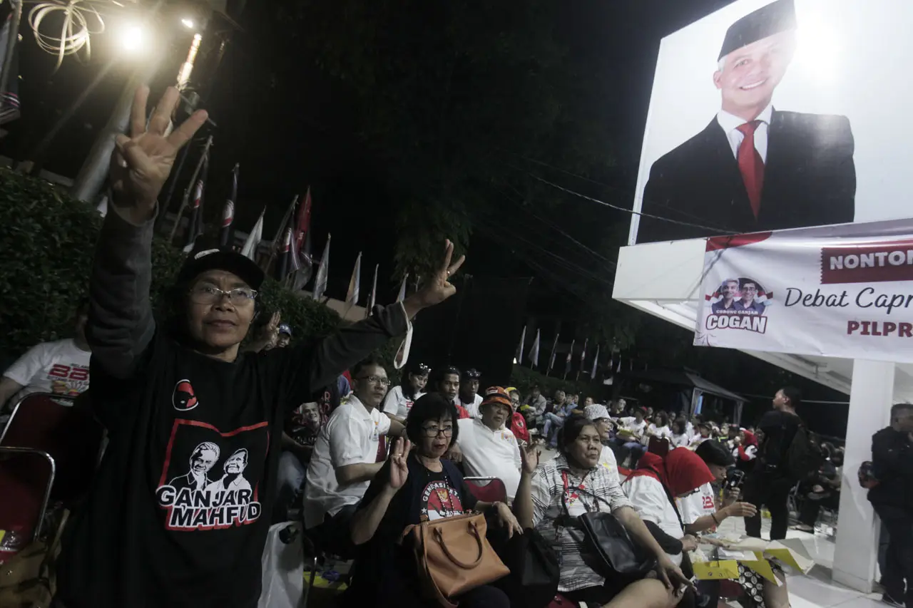 Gelar Nobar Debat Pilpres...