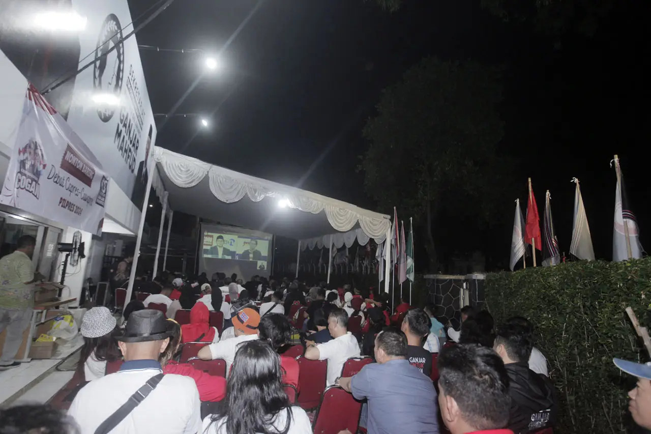 Gelar Nobar Debat Pilpres...