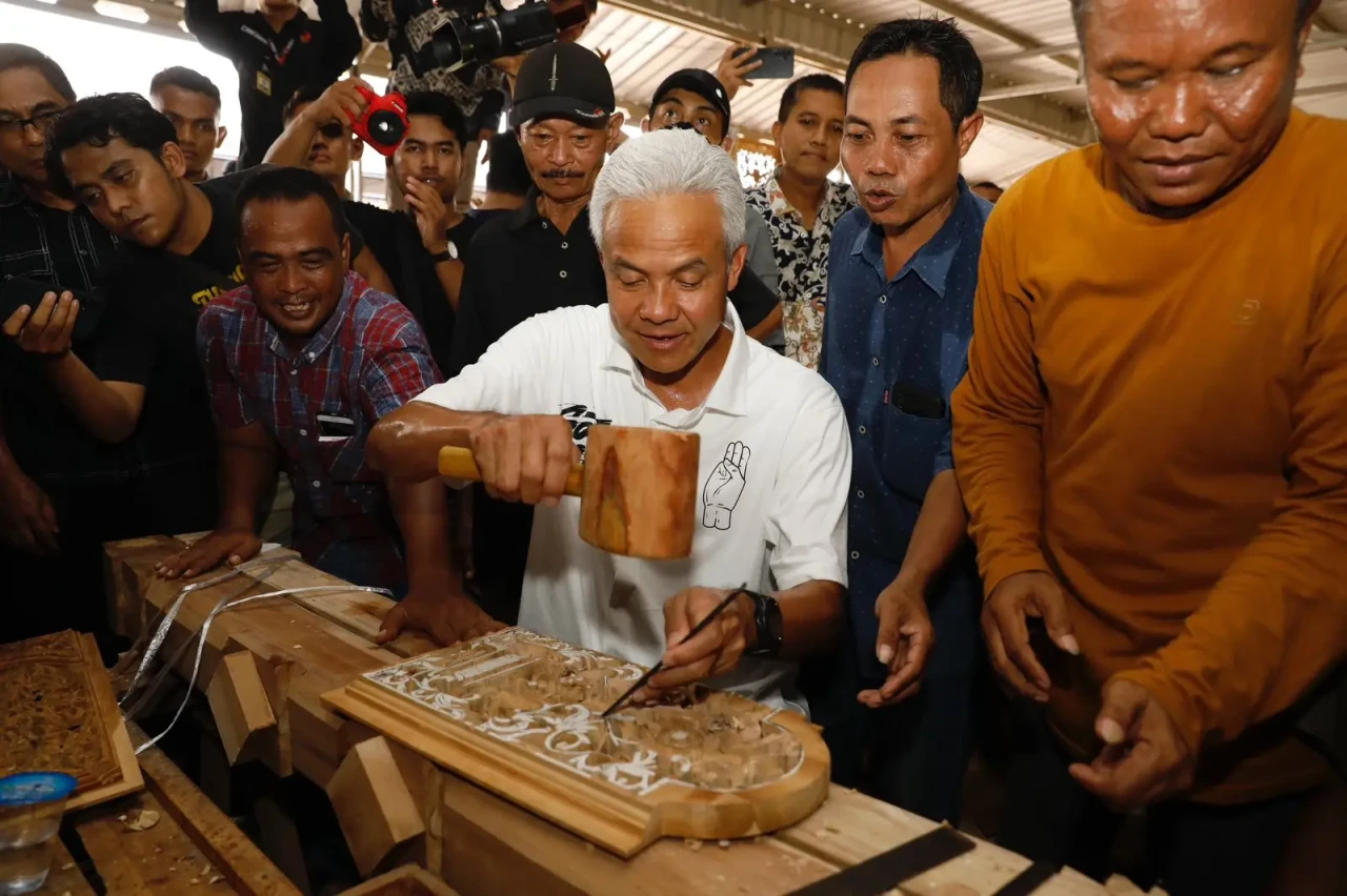Potret Ganjar Belajar...