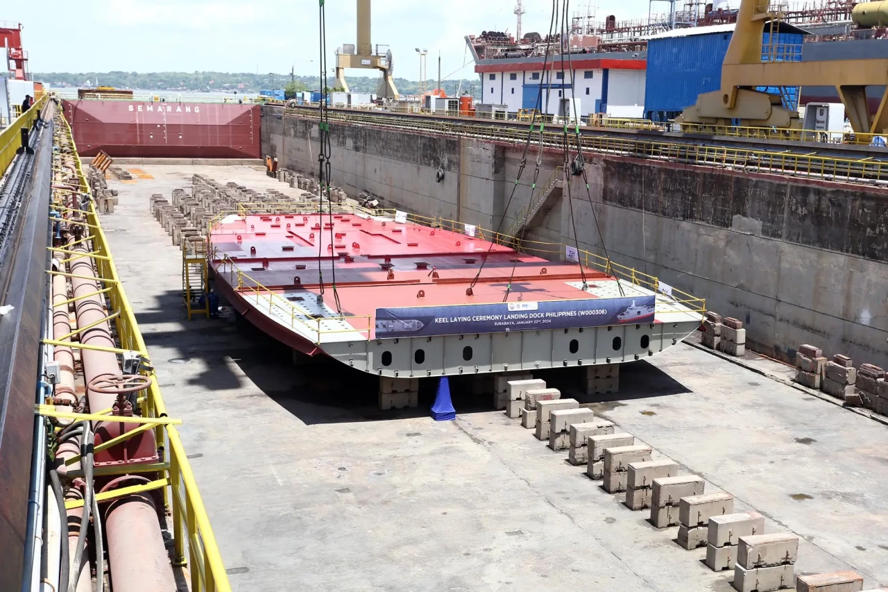 Keel Laying Landing...