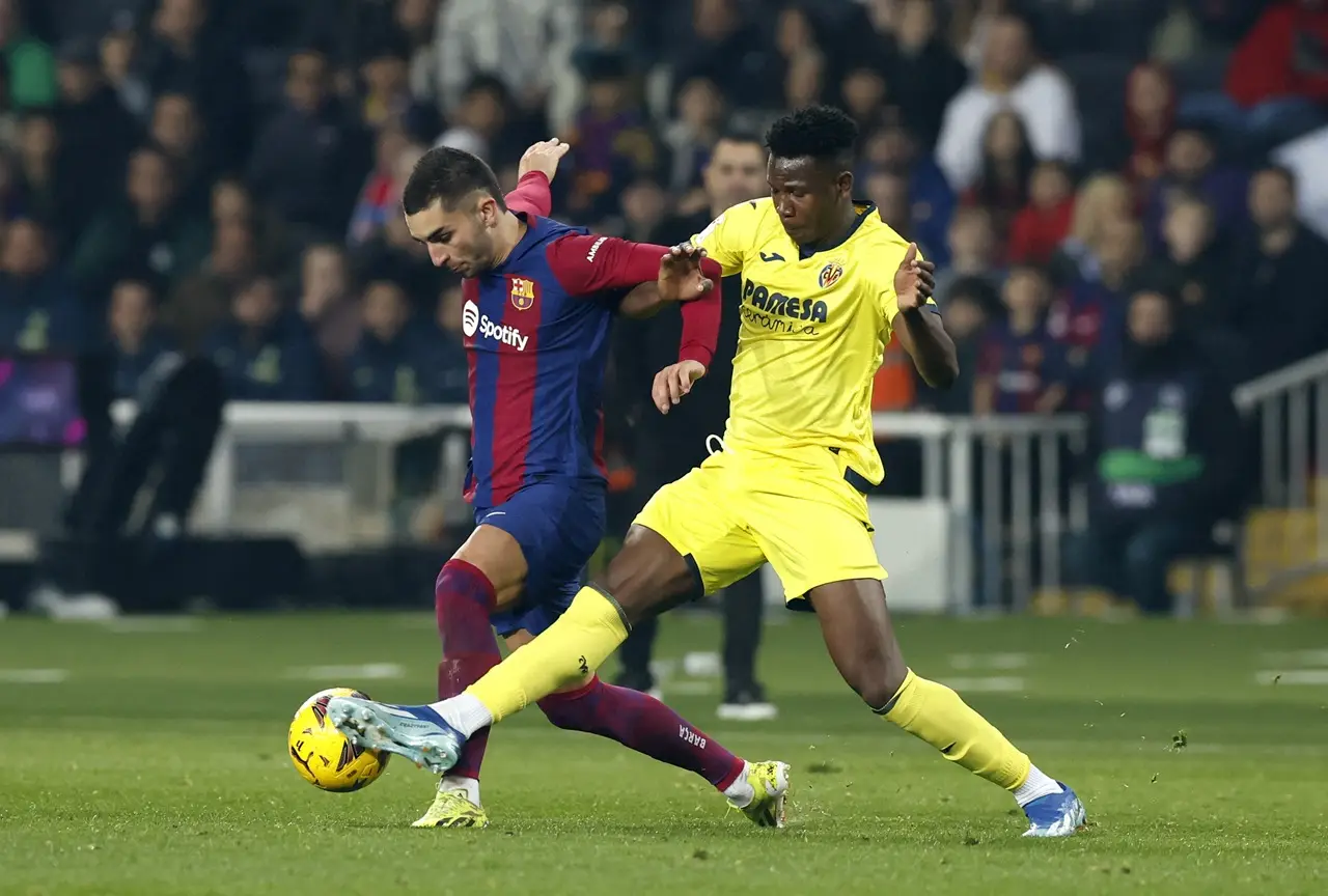 Hasil Barcelona vs Villarreal:...