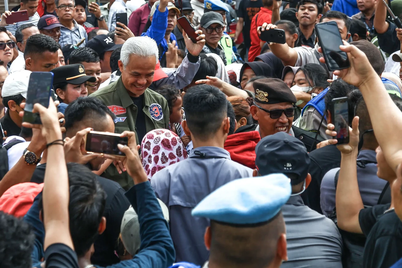 Potret Blusukan Capres...