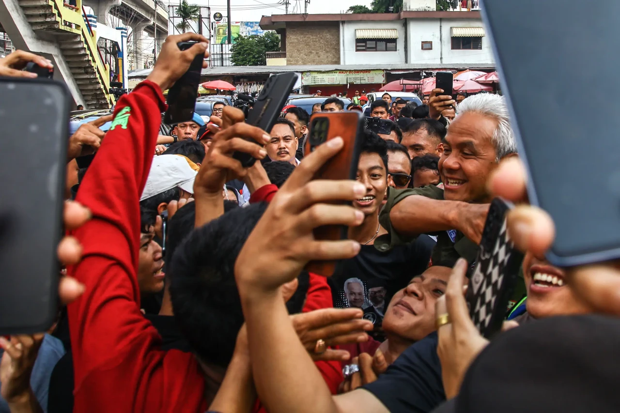 Potret Blusukan Capres...