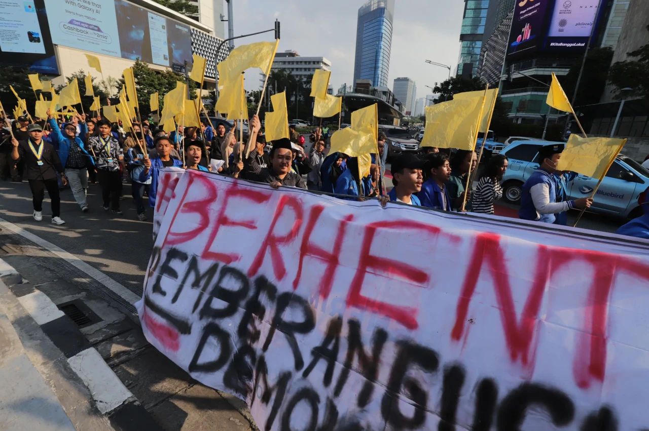 Aksi Pergerakan Mahasiswa...