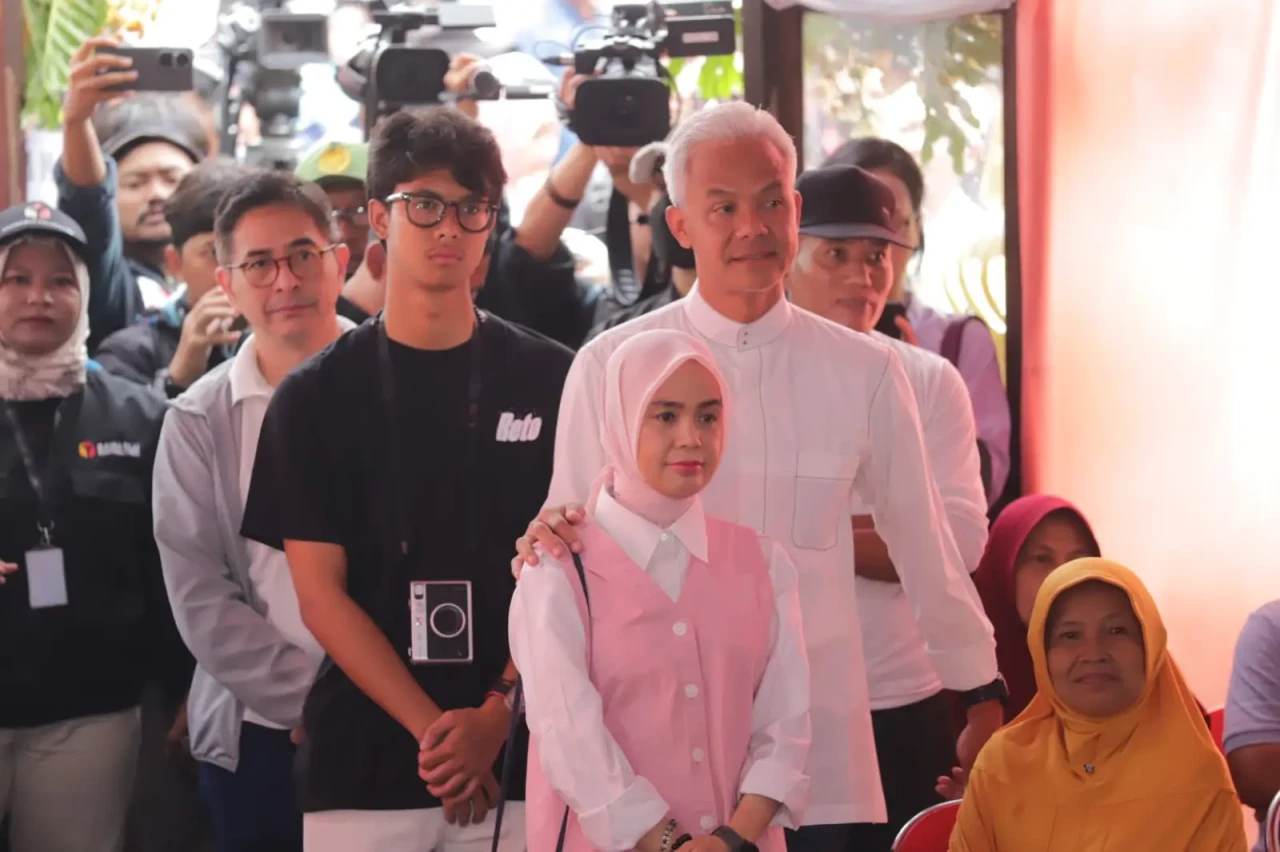 Momen Ganjar Nyoblos...