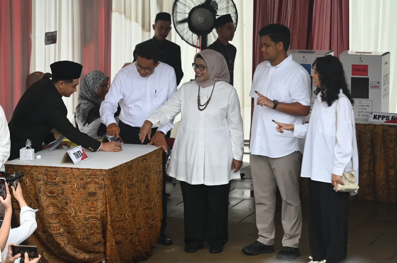 Resmi Nyoblos, Anies...