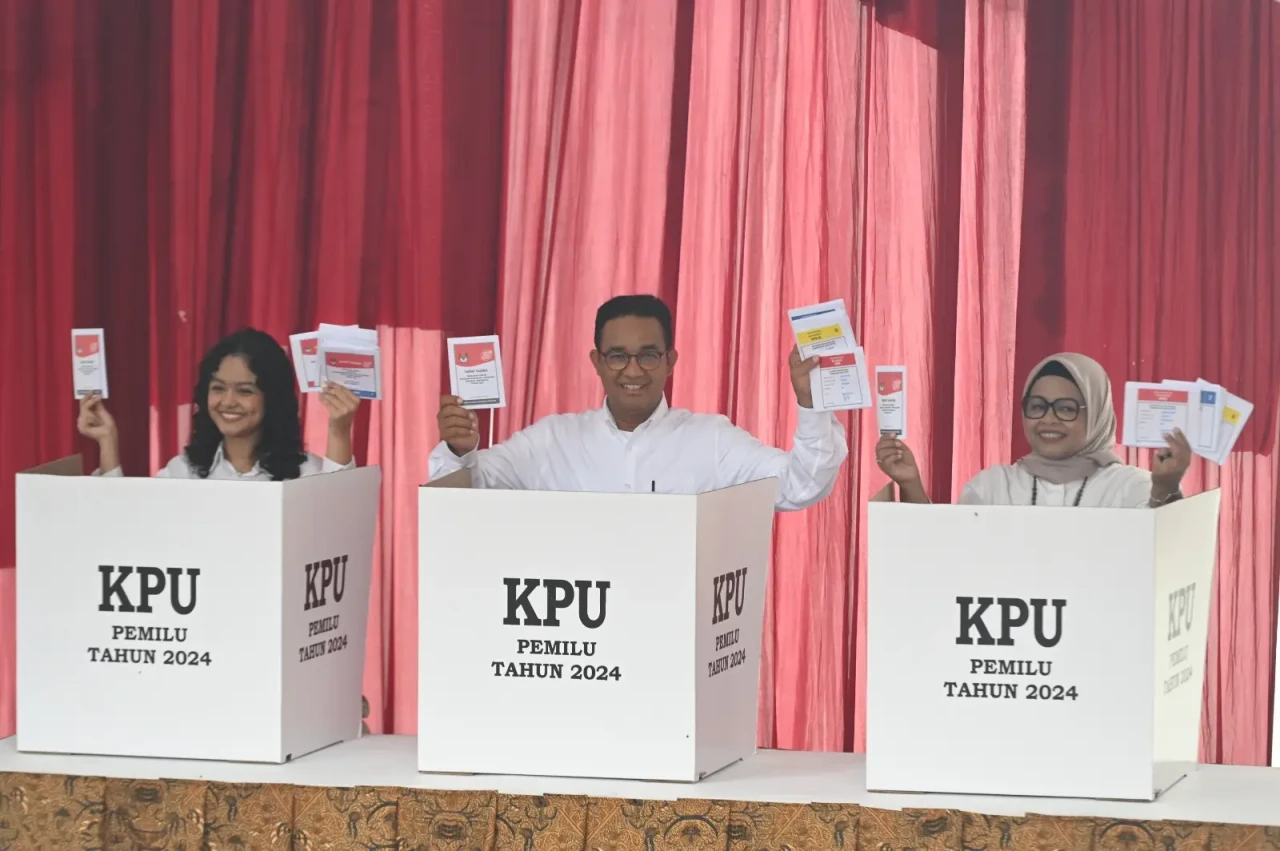 Resmi Nyoblos, Anies...
