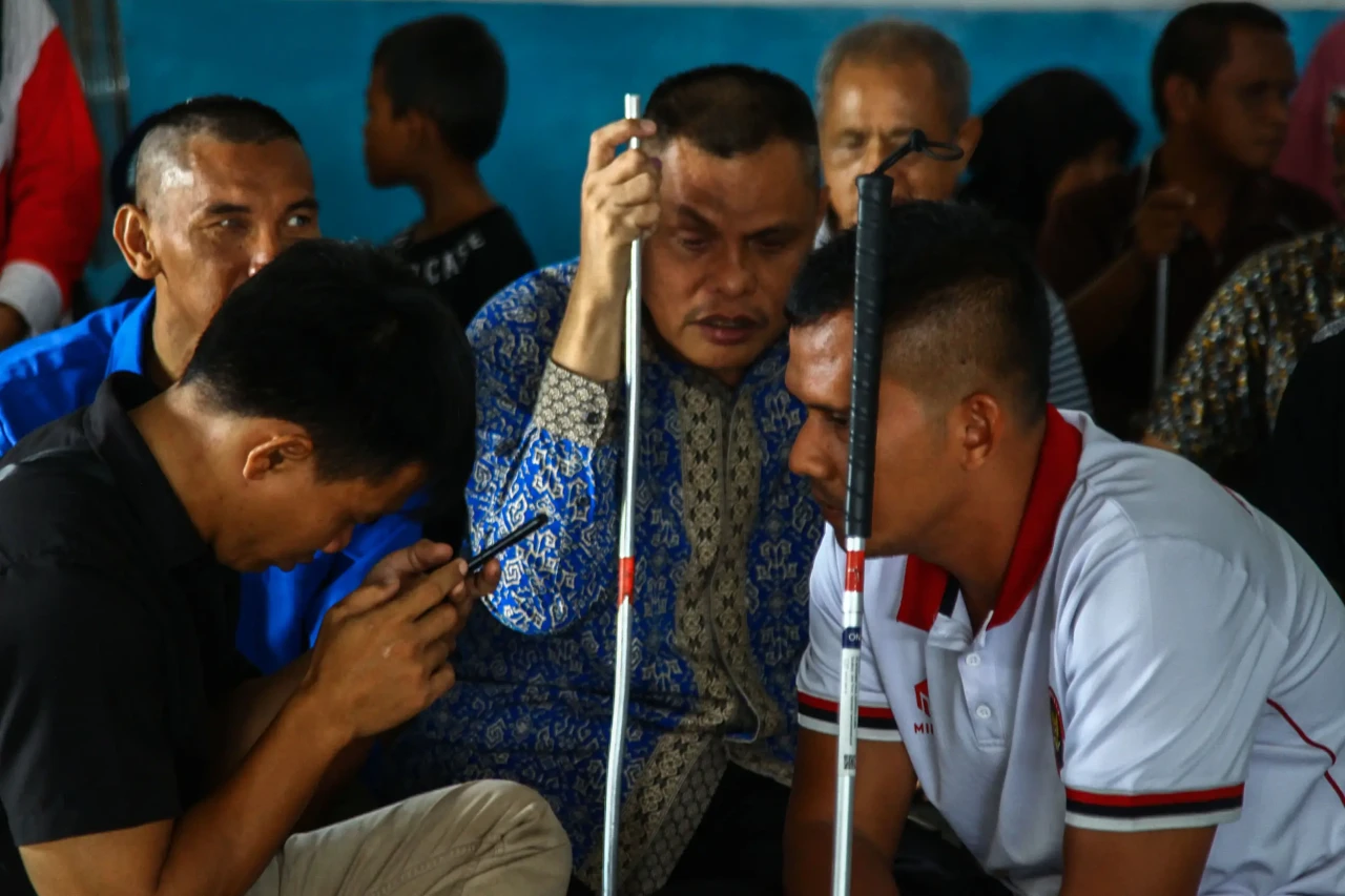 Potret Pencoblosan Disabilitas...