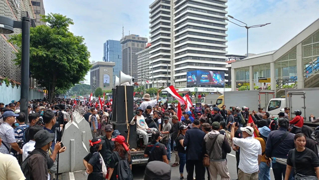 Aksi Tolak Pemilu 2024...
