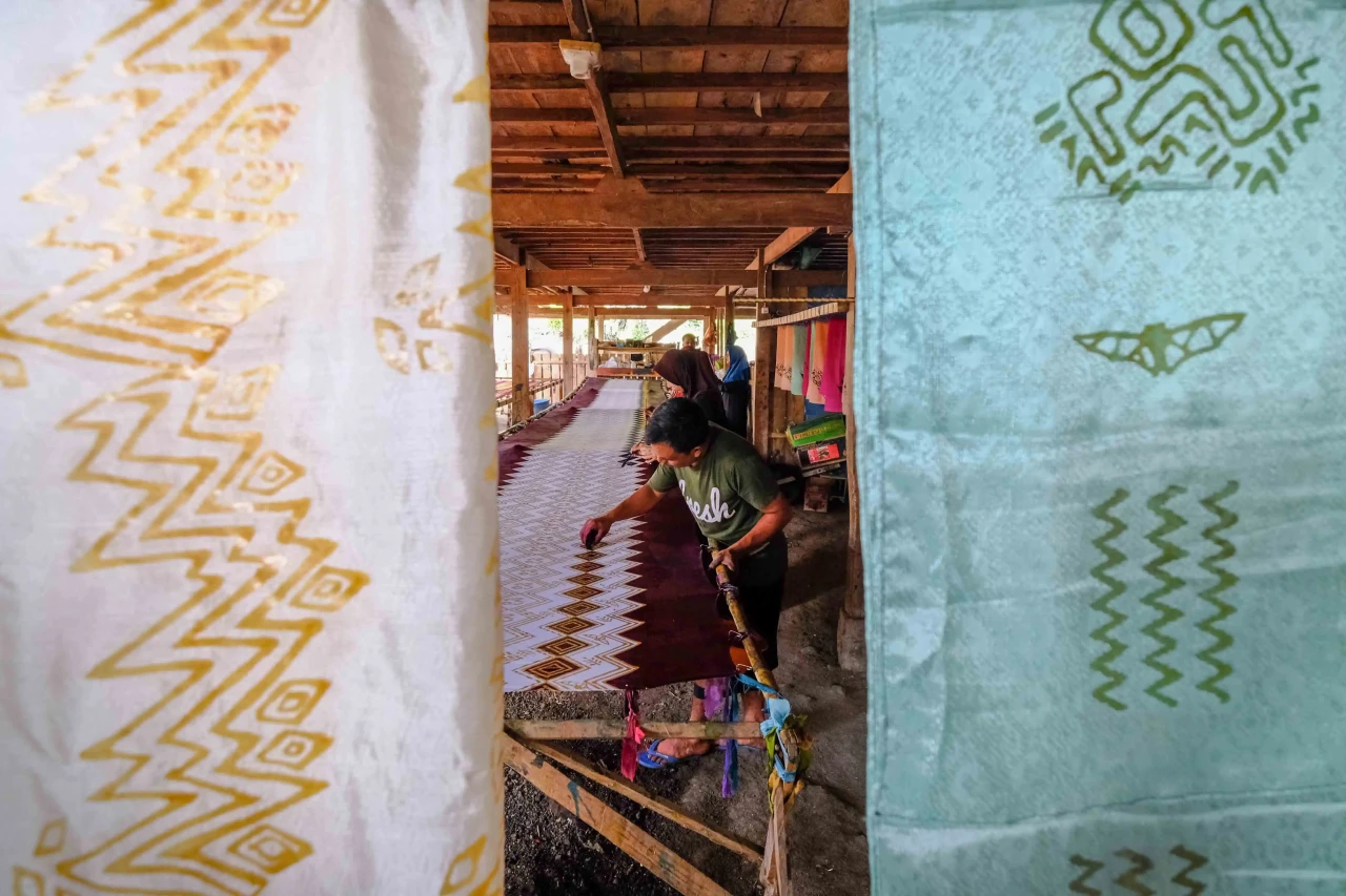 Uniknya Kain Batik Sutera...