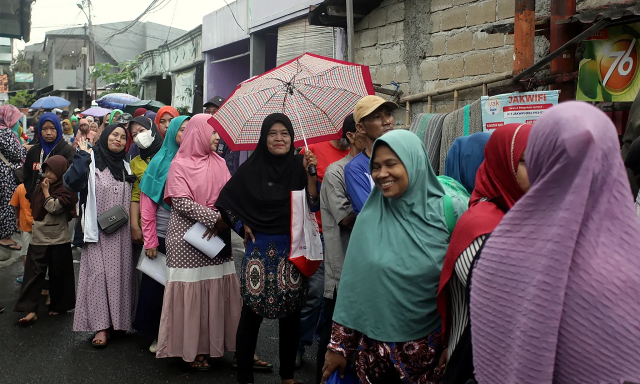 Potret Warga Jakarta...