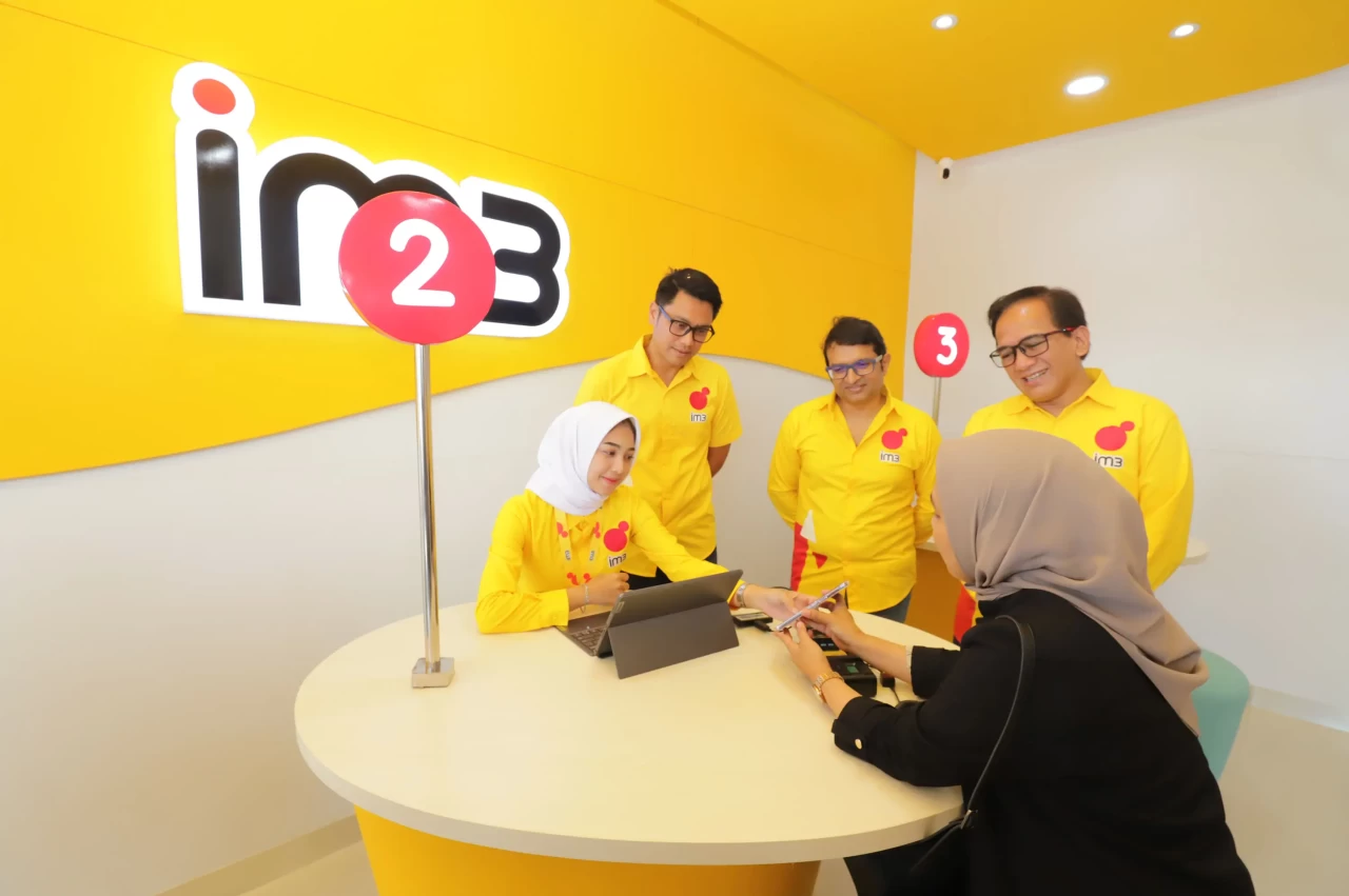Peresmian Gerai IM3...