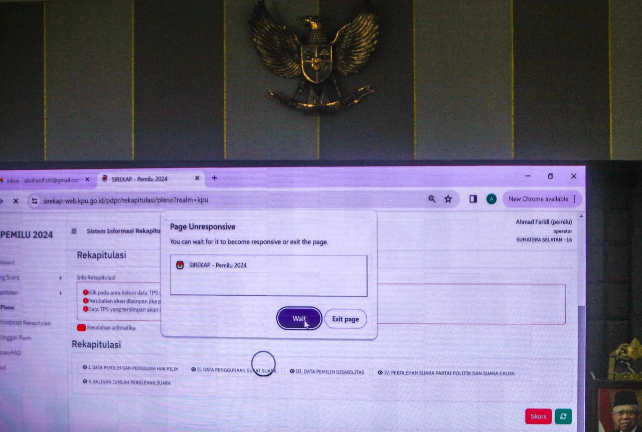 Potret Dimulainya Rekapitulasi...