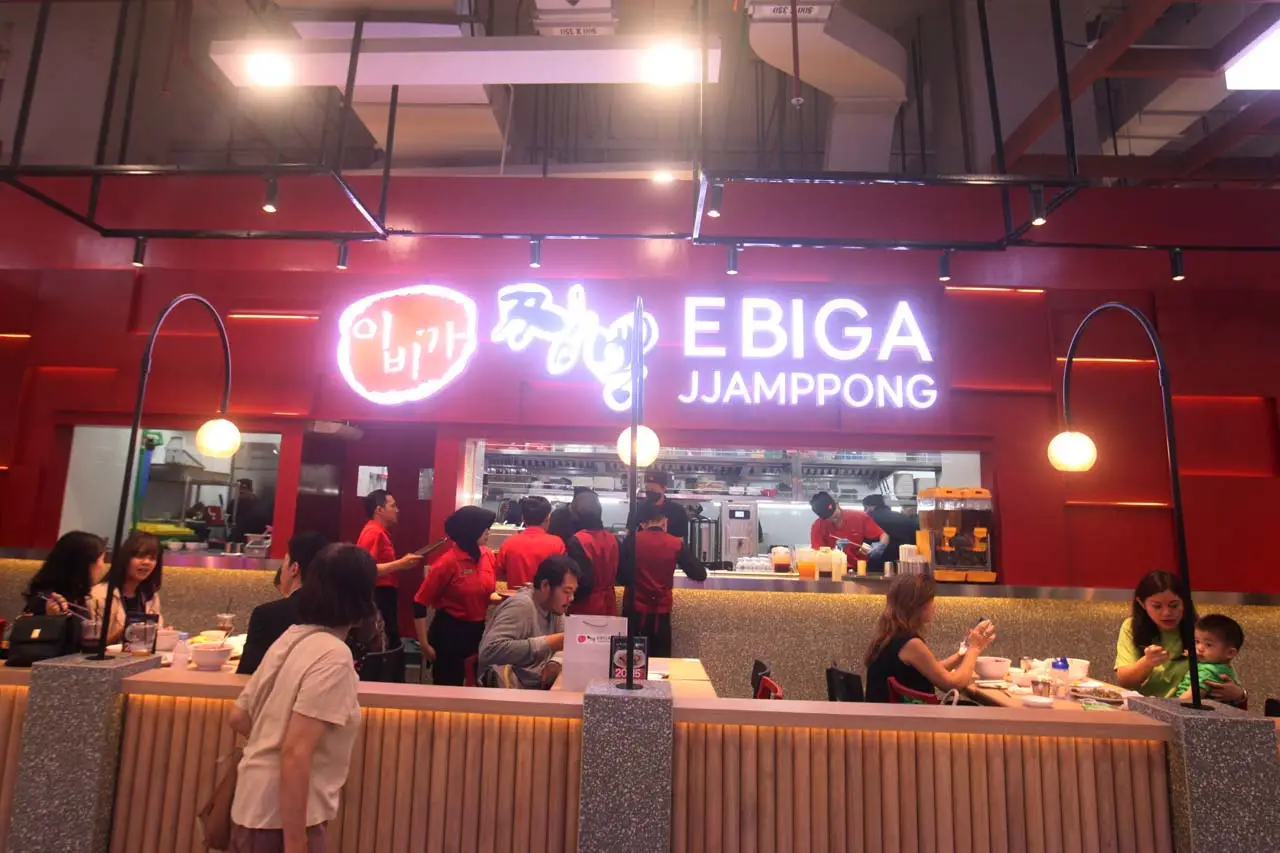 Ebiga Jjampong, Restoran...