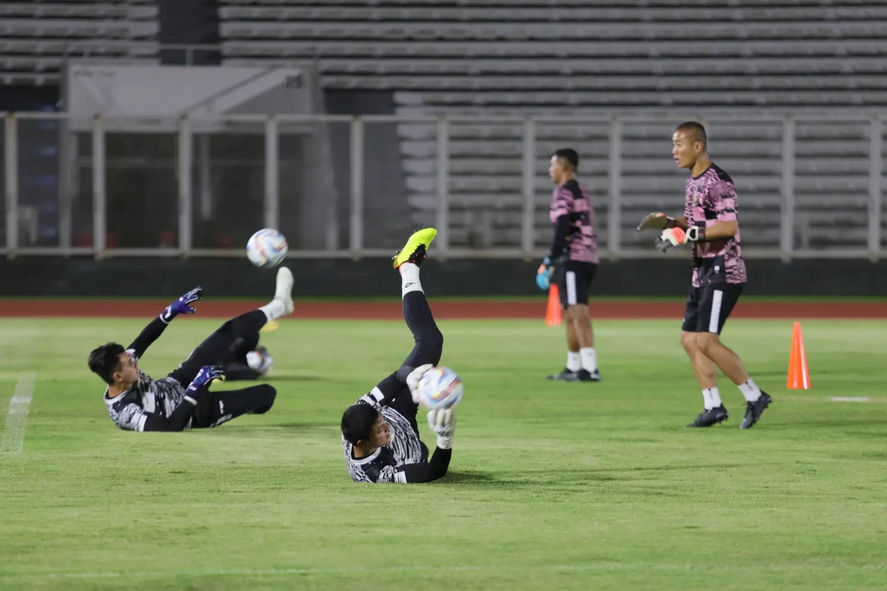 Potret Persiapan Timnas...