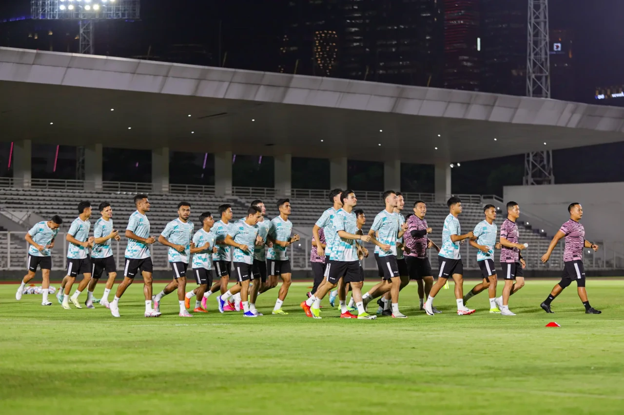 Potret Persiapan Timnas...