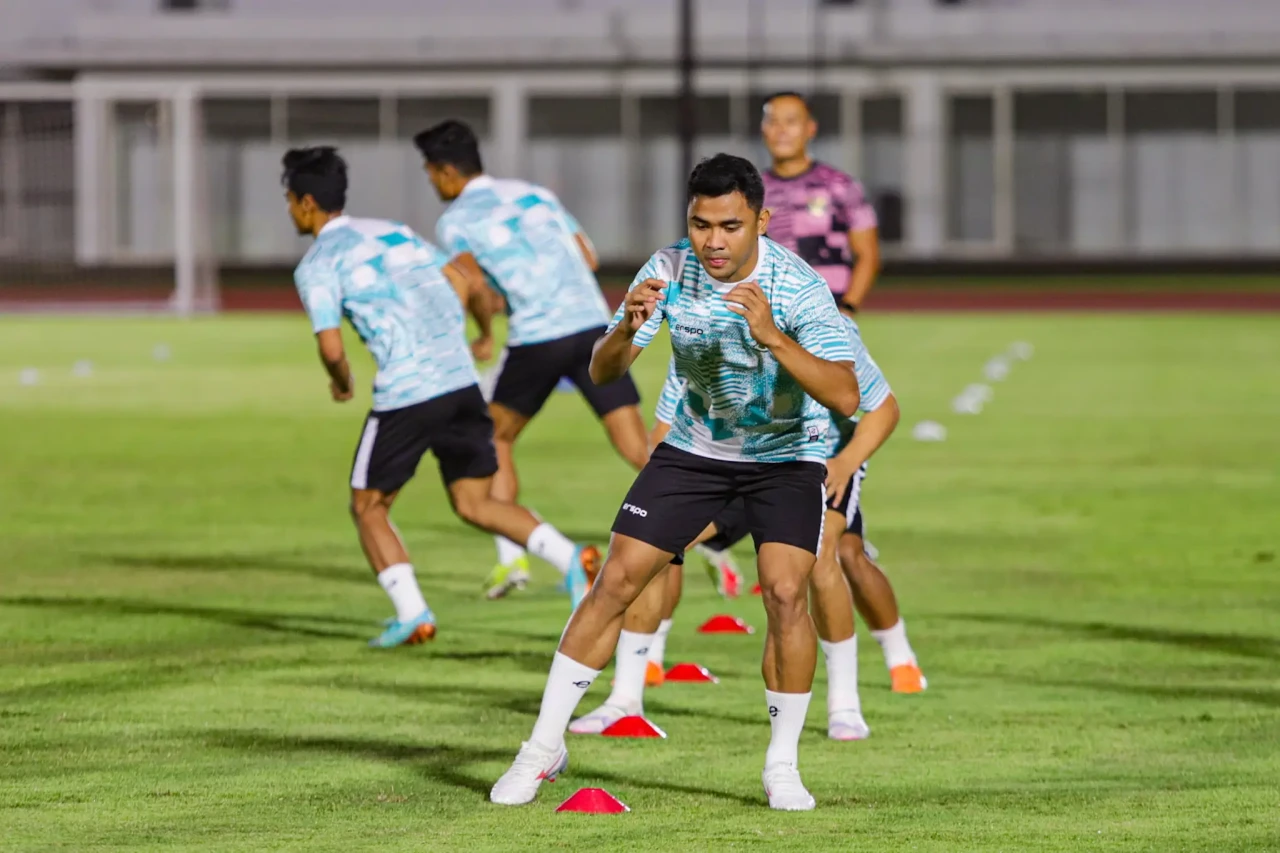 Potret Persiapan Timnas...