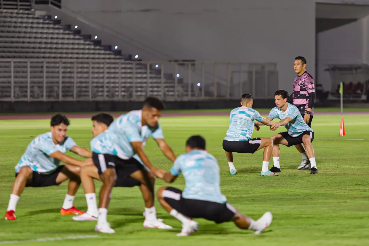 Potret Persiapan Timnas...