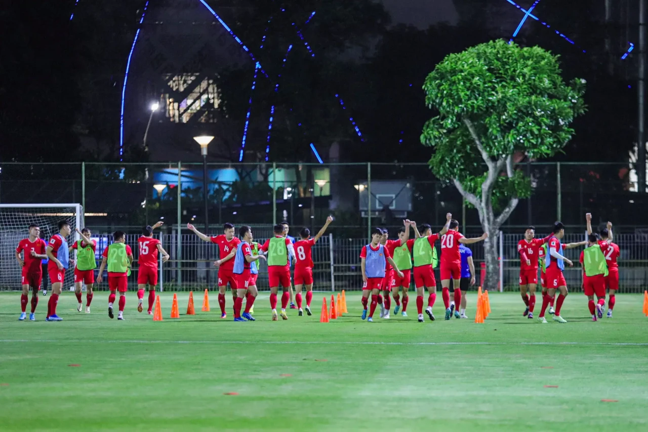 Mengintip Latihan Timnas...