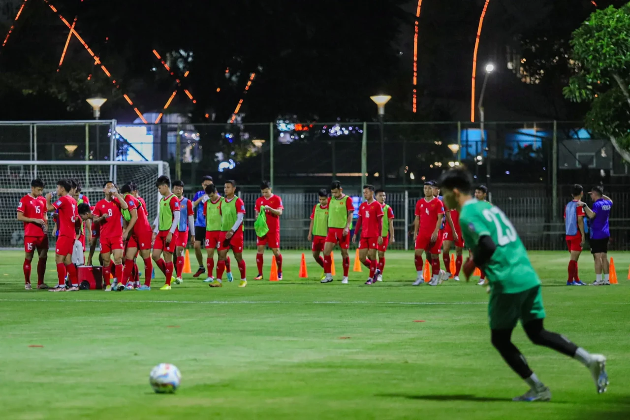 Mengintip Latihan Timnas...