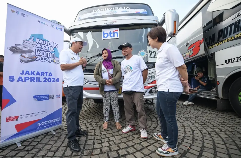 BTN Lepas Ribuan Pemudik...