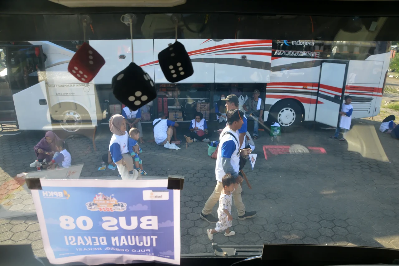Antusiasme Pemudik Asal...
