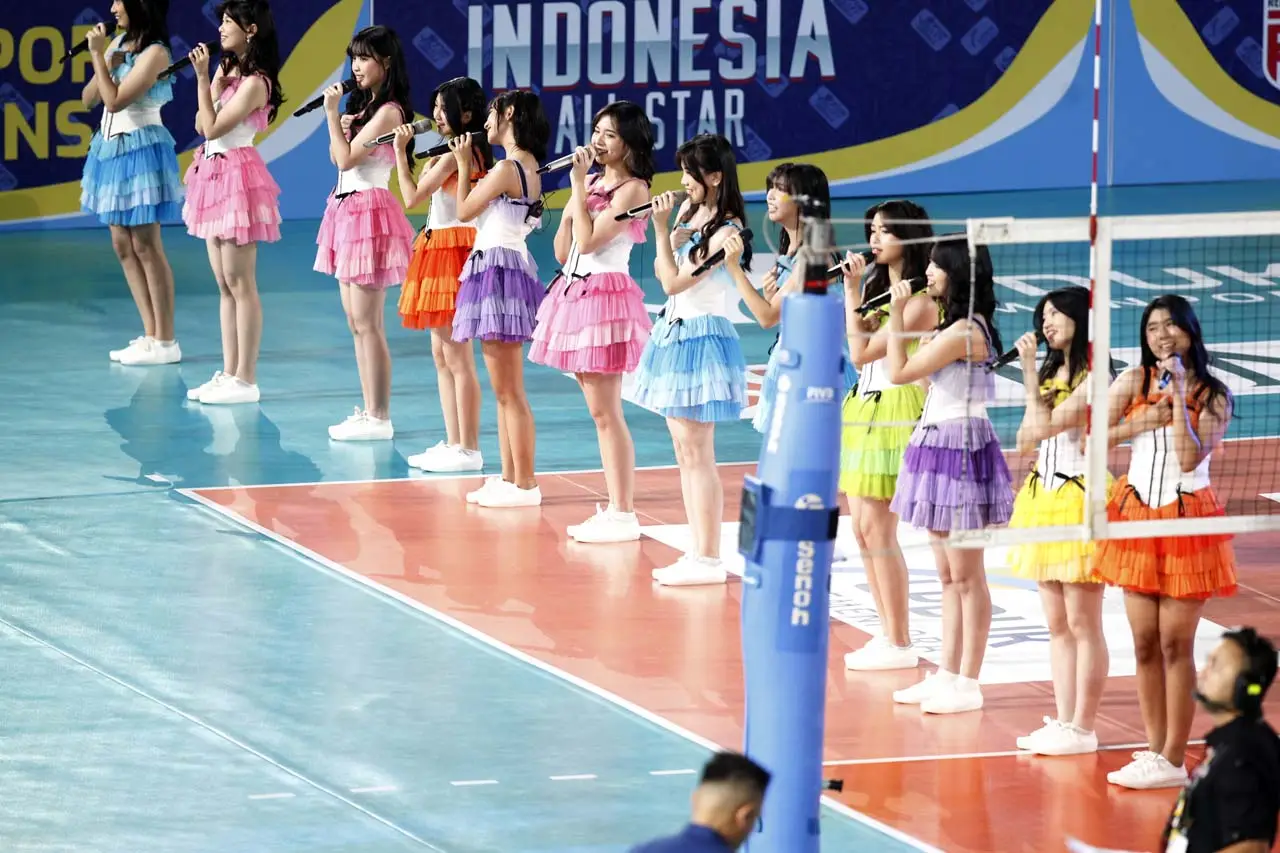 JKT48 Meriahkan Laga...